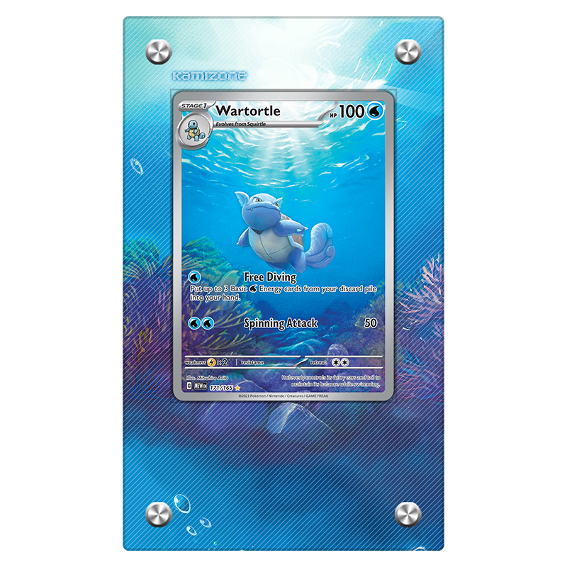 Wartortle 171/165 - Pokémon Extended Artwork Protective Display Case Psa/cgc/raw-4