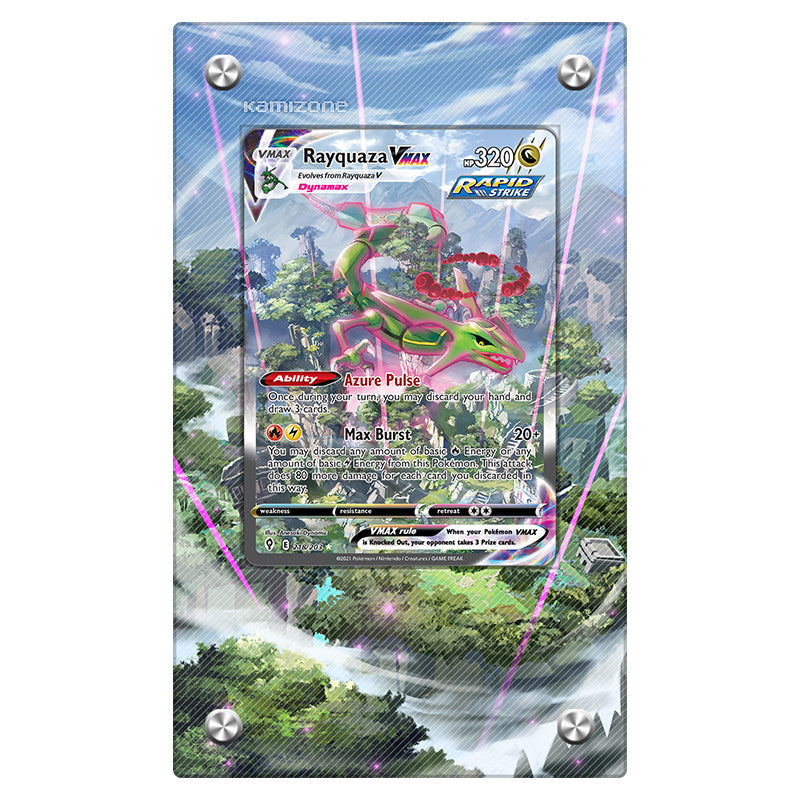 Rayquaza VMAX 218/203 Pokémon Extended Artwork Protective Display Case Psa/cgc/raw-4