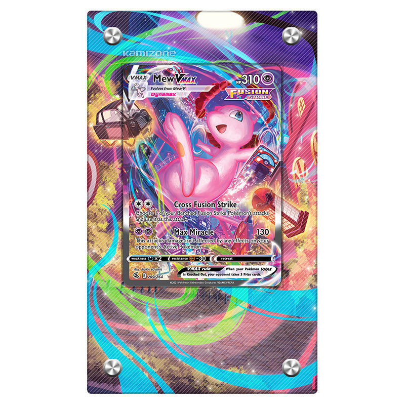 Mew VMAX 269/264 Pokémon Extended Artwork Protective Display Case Psa/cgc/raw-4