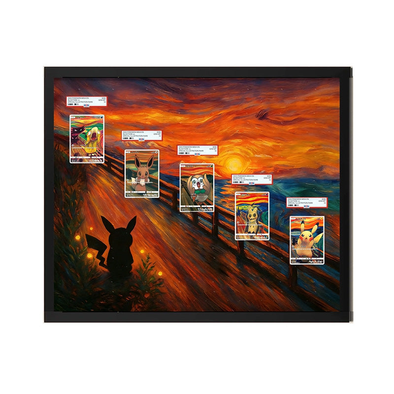 SCREAM Munch - Extended artwork Metal Frame