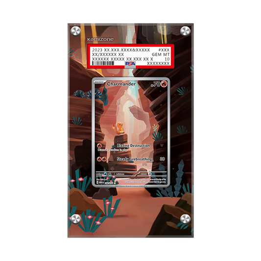 Charmander 168/165 - Pokémon Extended Artwork Protective Display Case Psa/cgc/raw-1