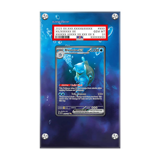 Blastoise EX 200/165 - Pokémon Extended Artwork Protective Display Case Psa/cgc/raw-1