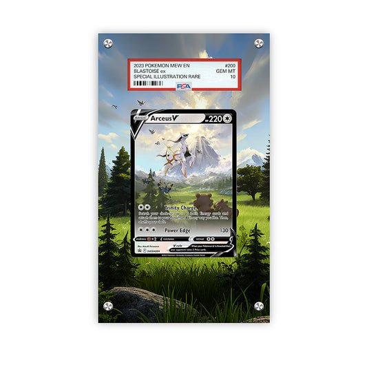 Arceus V Swsh204 - Pokémon Extended Artwork Protective Card Display Case Psa/cgc/tag/raw-1
