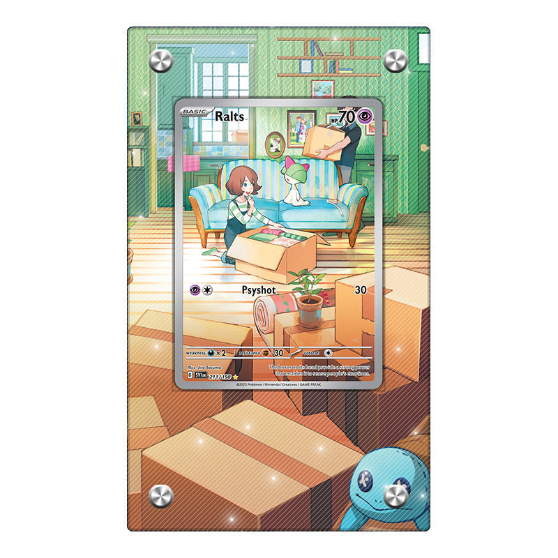 Ralts 211/198 - Pokémon Extended Artwork Protective Card Display Case Psa/cgc/raw-4