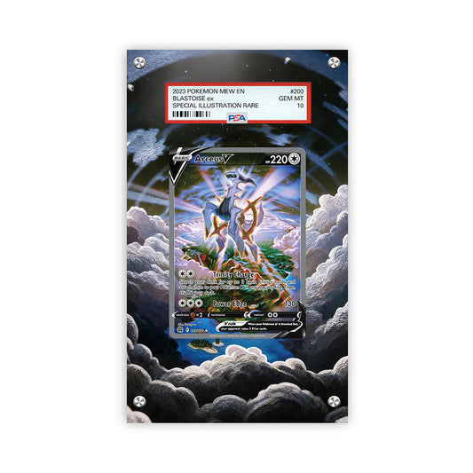 Arceus V 166/172 - Pokémon Extended Artwork Protective Card Display Case Psa/cgc/tag/raw-1