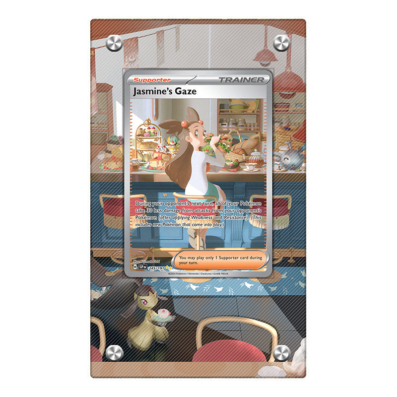 Jasmine's Gaze - Pokémon Extended Artwork Protective Card Display Case Psa/cgc/raw-4