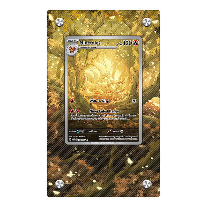 Ninetales 199/197 - Pokémon Extended Artwork Protective Card Display Case Psa/cgc/raw-4