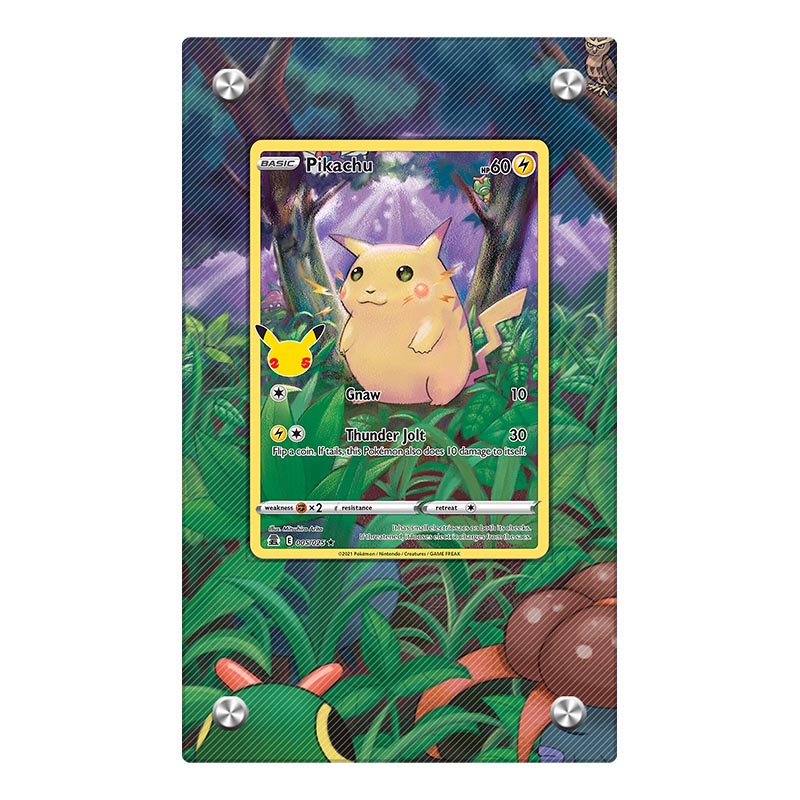 Pikachu 005/025 - Pokémon Extended Artwork Protective Card Display Case Psa/cgc/raw-4