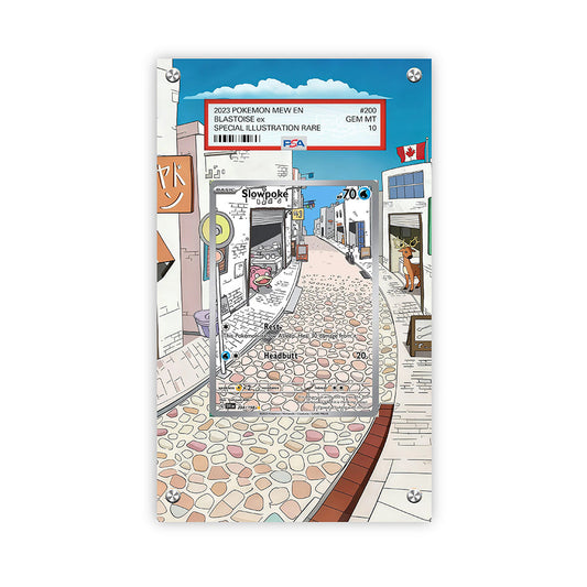 Slowpoke 204/198 - Pokémon Extended Artwork Protective Card Display Case Psa/cgc/tag/raw-1