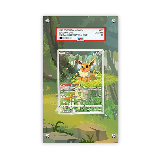 Eevee Cbb2c 15/15 - Pokémon Extended Artwork Protective Card Display Case Psa/cgc/tag/raw