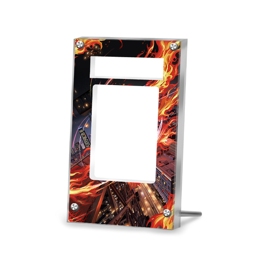 Team Rocket's Moltres ex - 229/182 - Pokémon PSA Extended Artwork Protective Card Display Case