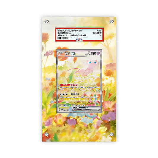 Mew EX Promo 003/sv-p - Pokémon Extended Artwork Protective Card Display Case Psa/raw