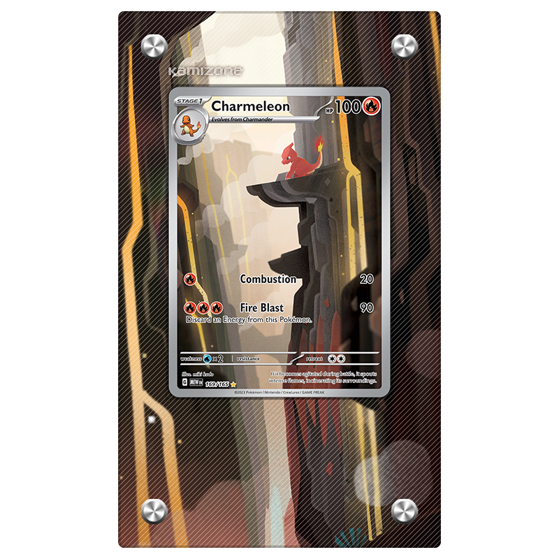 Charmeleon 169/165 - Pokémon Extended Artwork Protective Display Case Psa/cgc/raw-4