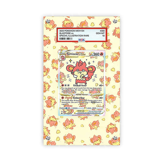 Simisear VSTAR Gg37/gg70 - Pokémon Extended Artwork Protective Card Display Case Psa/raw