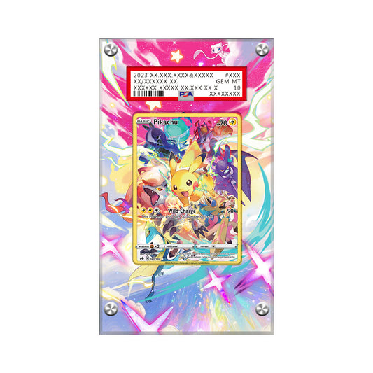 Pikachu – 160/159 - Pokémon Extended Artwork Protective Card Display Case Psa/cgc/raw