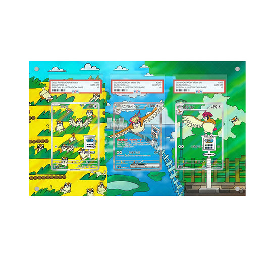 Pidgey & Pidgeotto & Pidgeot - Pokémon Extended Artwork Protective Card Display Case-1
