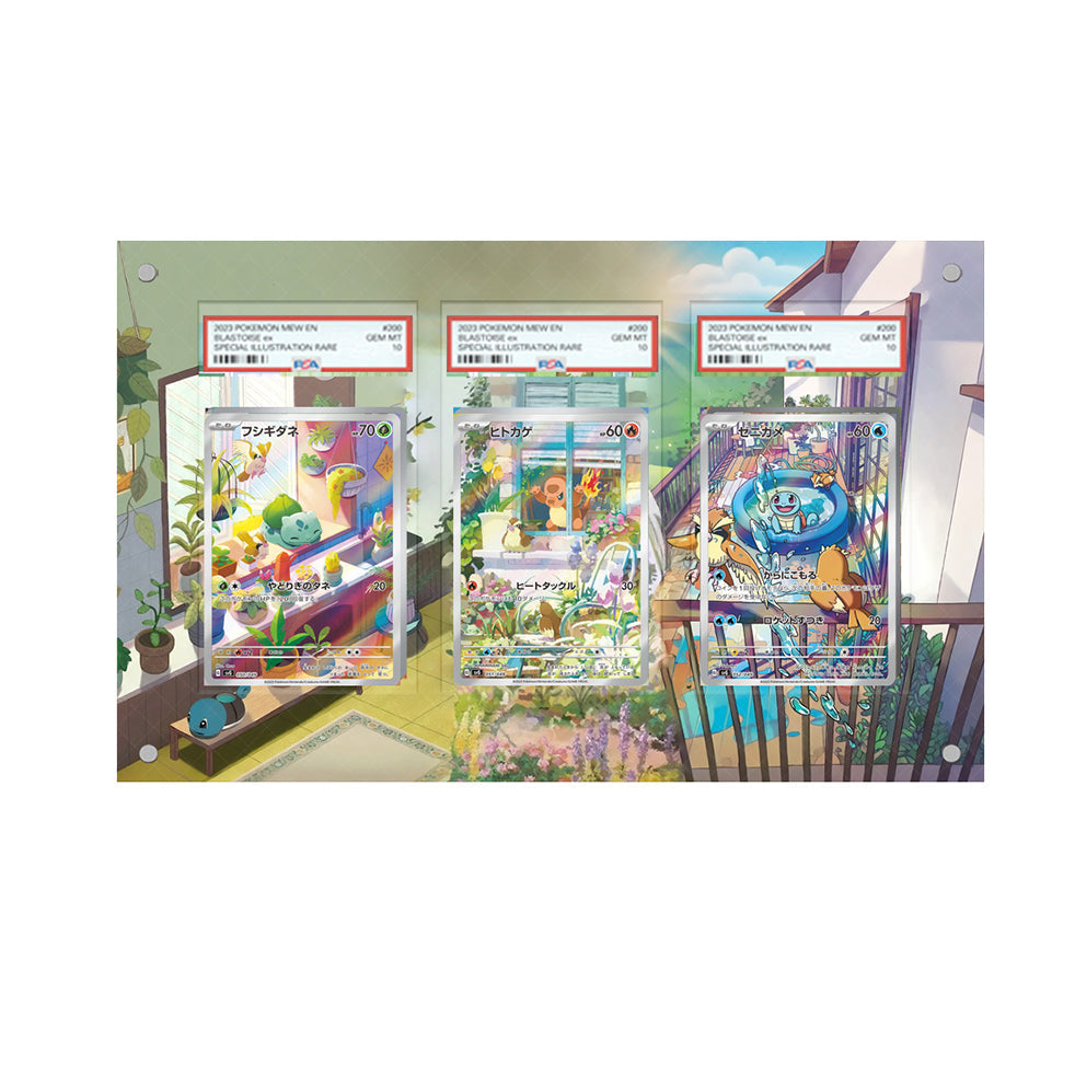 Starter Kanto Trio - Pokémon Extended Artwork Protective Card Display Case