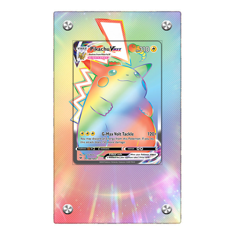 Pikachu VMAX 188/185 - Pokémon Extended Artwork Protective Card Display Case