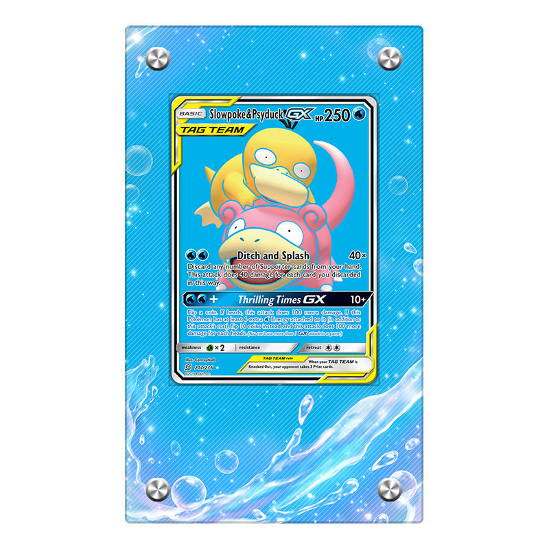 Psyduck & Slowpoke GX 217/236 - Pokémon Extended Artwork Protective Card Display Case