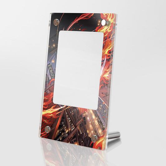 Team Rocket's Moltres ex - 229/182 - Pokémon Extended Artwork Protective Card Display Case