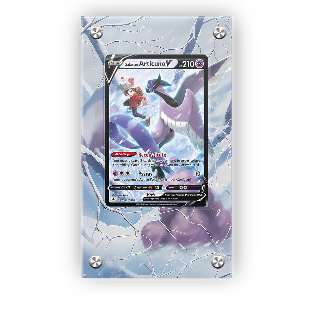Galarian Articuno V – TG16/TG30 - Pokémon Extended Artwork Protective Card Display Case