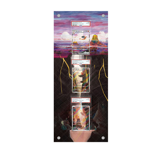 Charizard Charmeleon Charmander - Pokémon Extended Artwork Protective Card Wall Frame-1