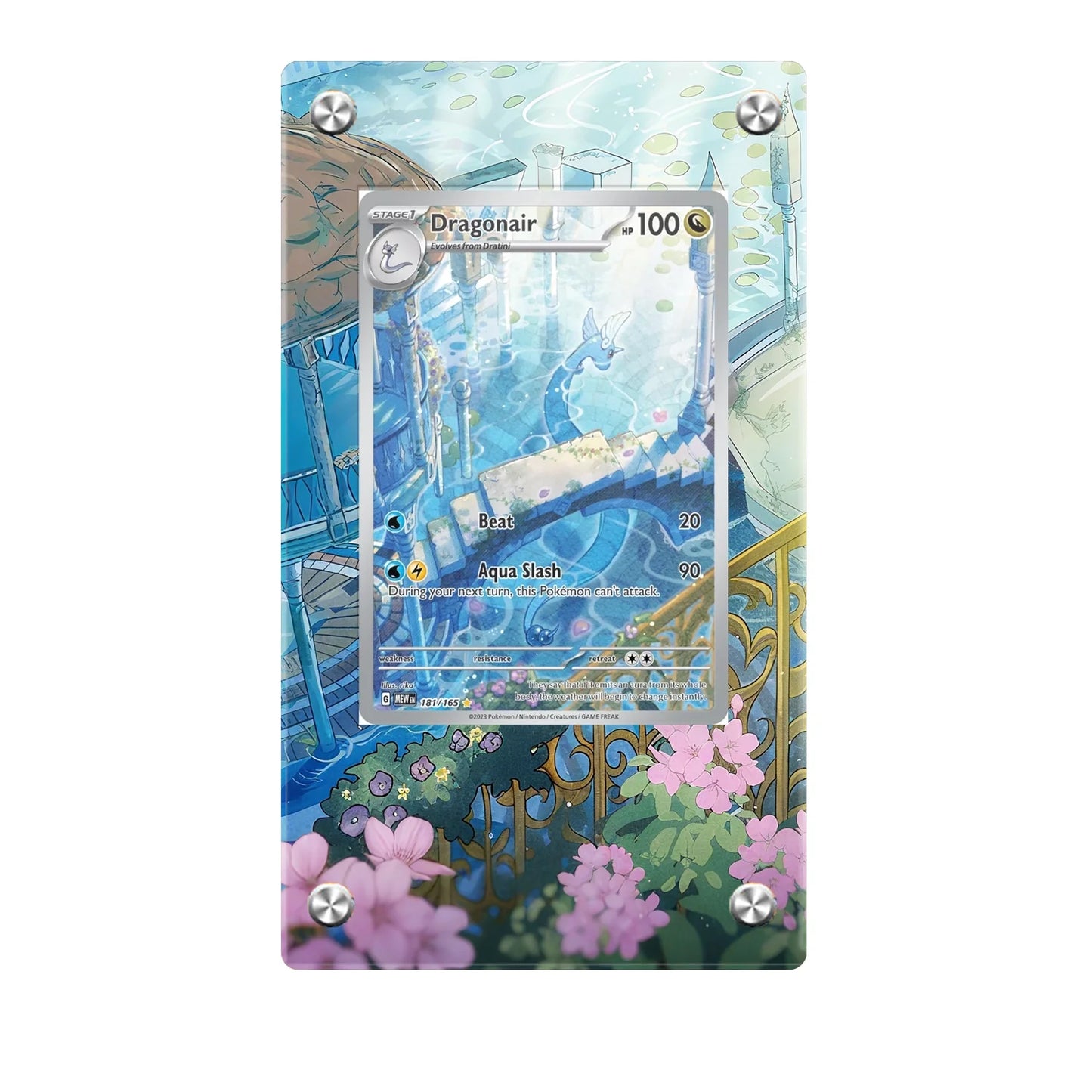 Dragonair 181/165 - Pokémon Extended Artwork Protective Card Display Case