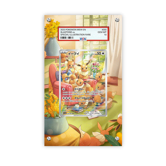 Eevee 191/167 - Pokémon Extended Artwork Protective Card Display Case Psa/cgc/tag/raw