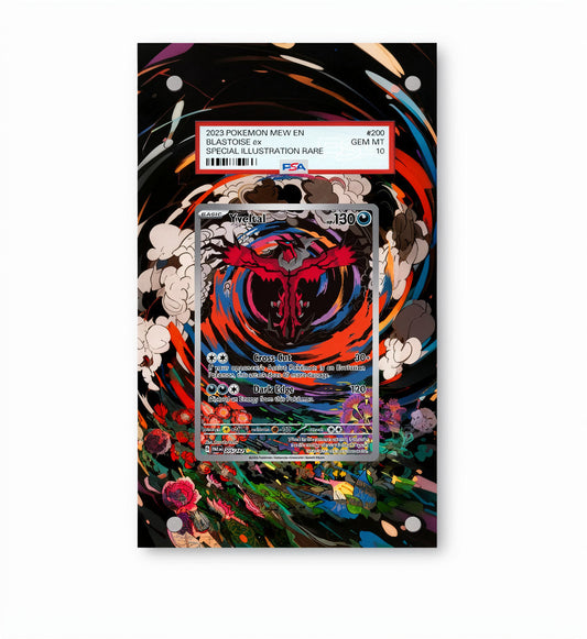 Yveltal 205/182 - Pokémon Extended Artwork Protective Card Display Case Psa/cgc/tag/raw-1