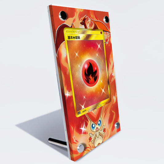 Fire Energy - Pokémon Extended Artwork Protective Card Display Case-1