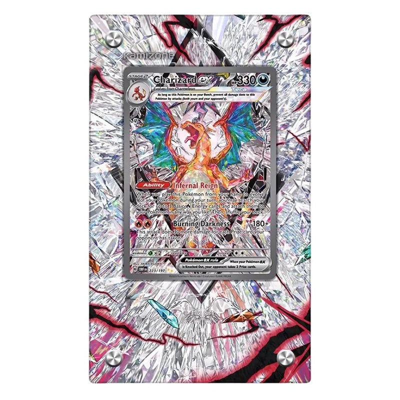Charizard EX 223/197 Pokémon Extended Artwork Protective Card Display Case Psa/cgc/raw-4