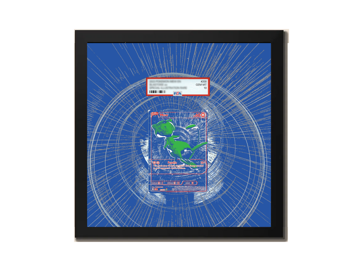 RGB Mew ( Blue ) 30th Anniversary - Extended Artwork Metal Frame-1