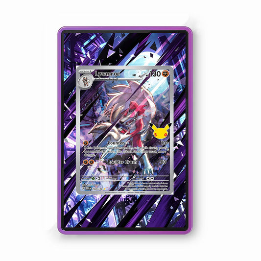 Lycanroc 138/128 30th Anniversary - Gradeguardian Extended Artwork For Psa / Cgc / Bgs / Tag-1
