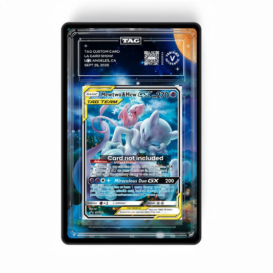 Mewtwo & Mew GX Sm191 - Gradeguardian Extended Artwork For Psa / Cgc / Bgs / Tag-1