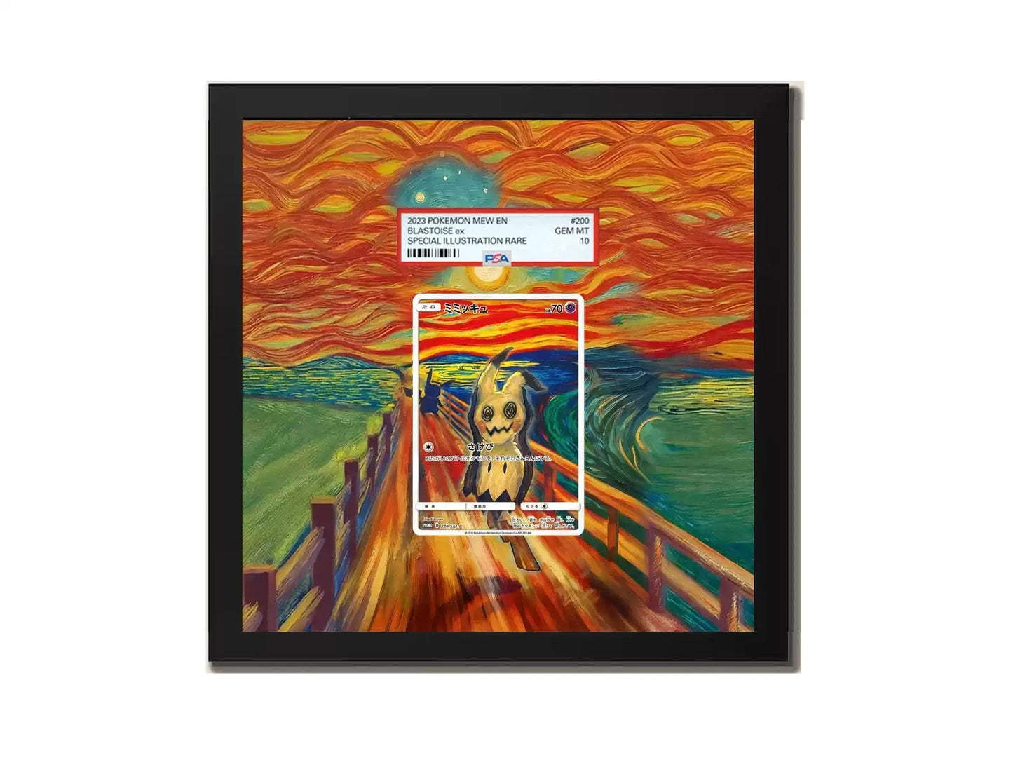Mimikyu 289/SM-P SCREAM Munch - Extended artwork Metal Frame