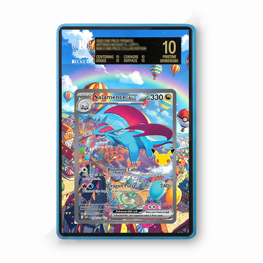 Salamence ex 156/128 30th Anniversary - Gradeguardian Extended Artwork For Psa / Cgc / Bgs / Tag-4