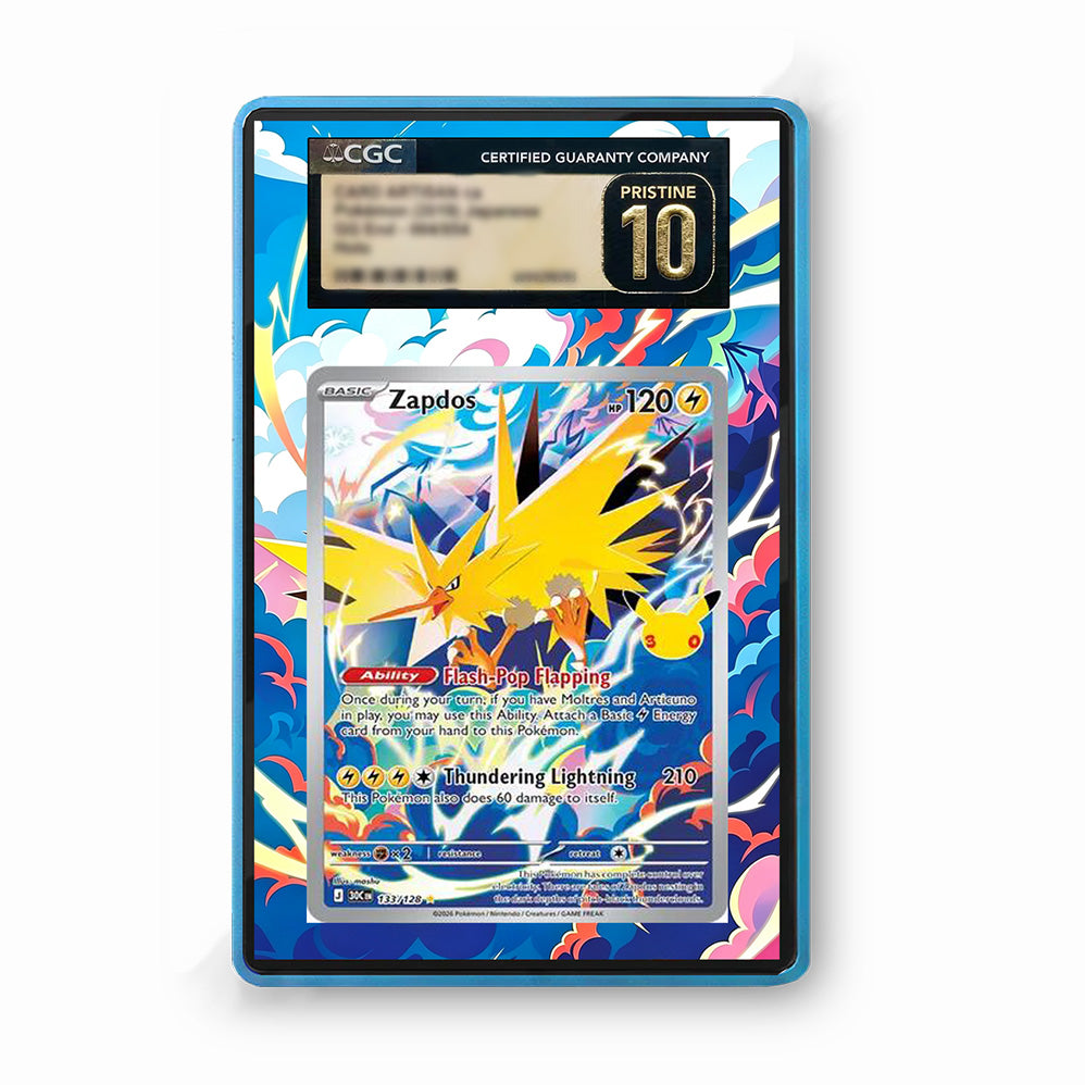 Zapdos 133/128 - Gradeguardian Extended Artwork For Psa / Cgc / Bgs / Tag-4