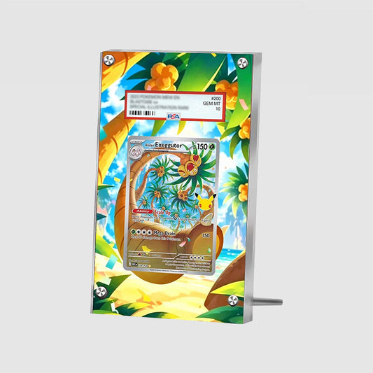 Alolan Exeggutor 129/128 30th Anniversary - Pokémon Extended Artwork Protective Card Display Case Psa/cgc/tag/raw-1