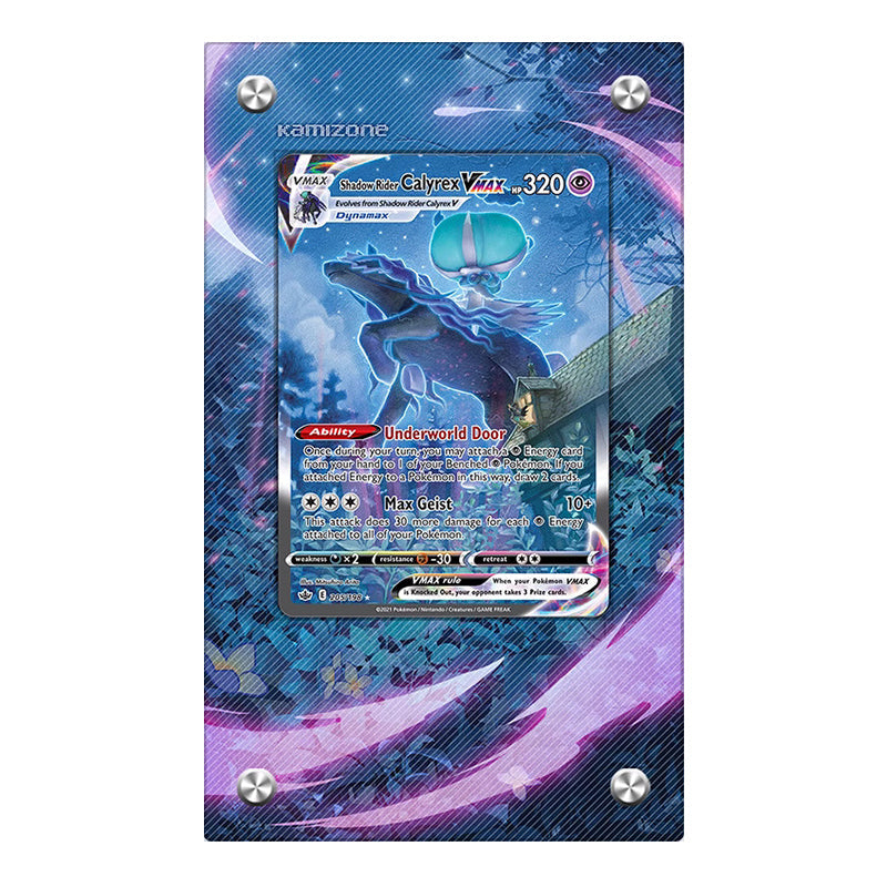 Shadow Rider Calyrex VMAX 205/198 Pokémon Extended Artwork Display Case Psa/cgc/raw-4