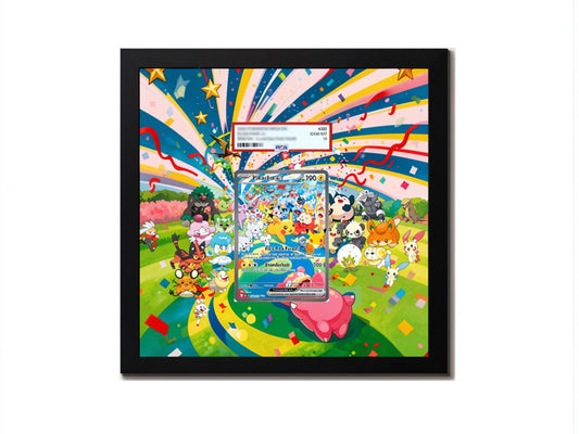 Pikachu ex - 149/128 - Extended Artwork Metal Frame-1