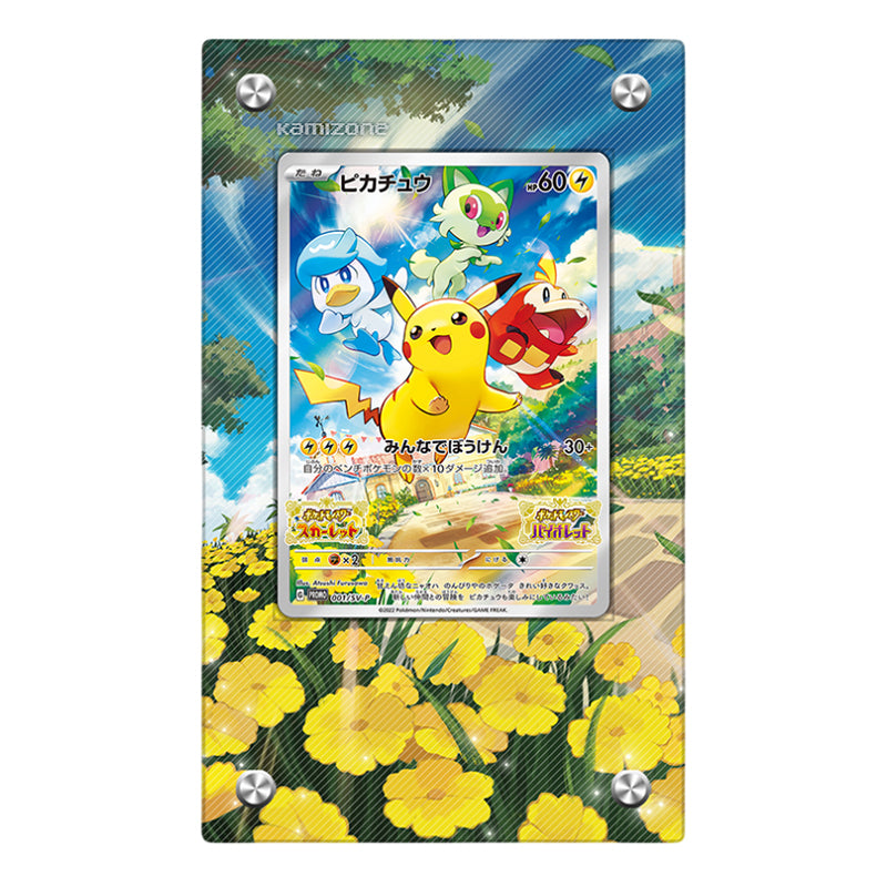 Pikachu (027) Pokémon Extended Artwork Protective Card Display Case Psa/cgc/raw-4