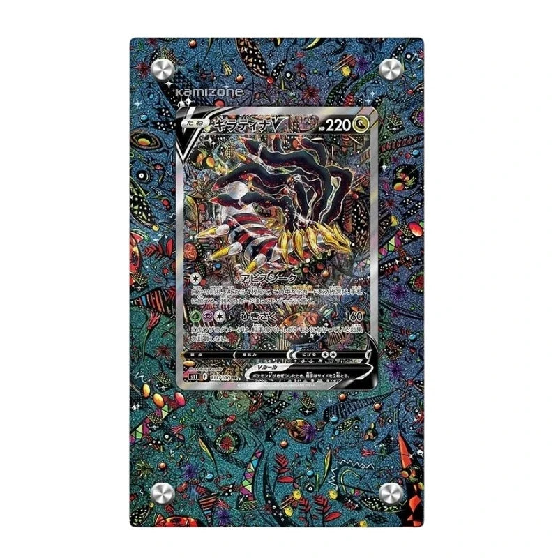 Giratina V 186/196 Pokémon Extended Artwork Protective Card Display Case Psa/cgc/raw-4