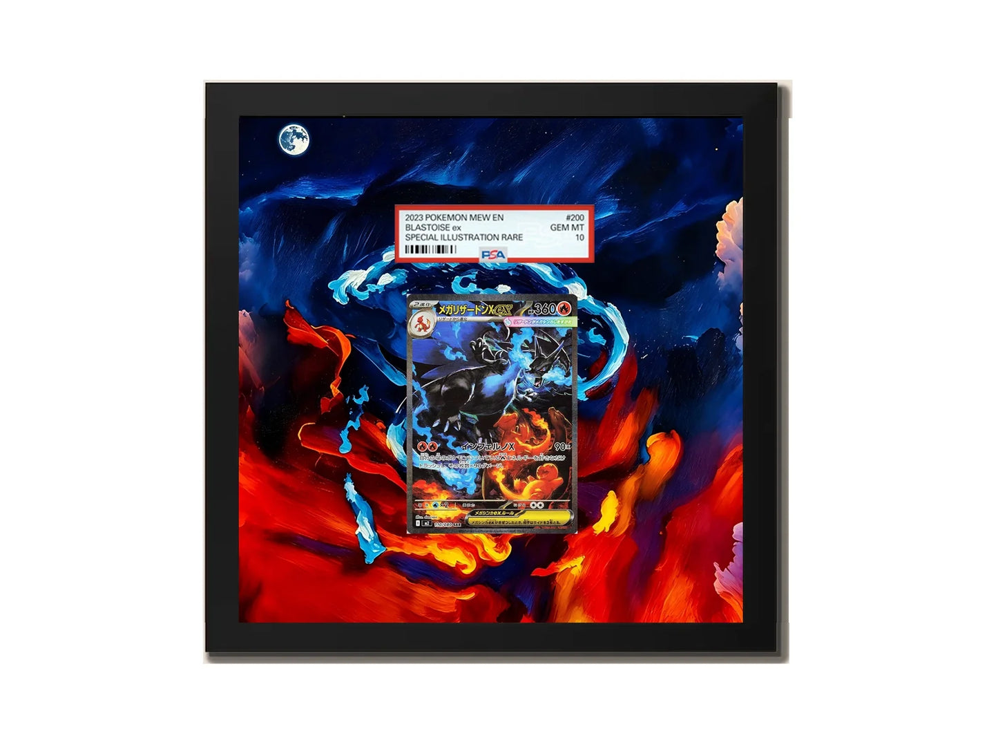 Mega Charizard X 110/080 - Extended artwork Metal Frame