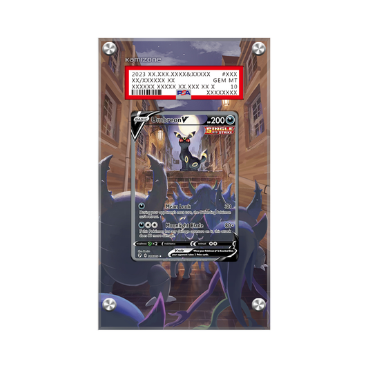 Umbreon V 189/203 Pokémon Extended Artwork Protective Card Display Case Psa/cgc/raw