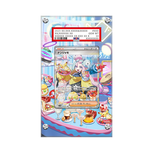 Iono 269/193 Pokémon Extended Artwork Protective Card Display Case Psa/cgc/raw-1