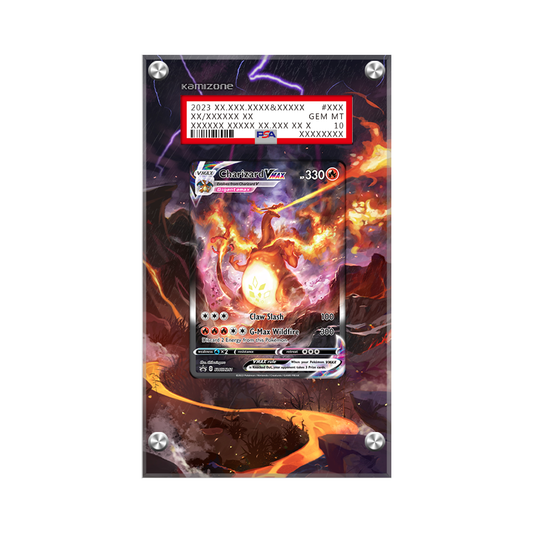 Charizard VMAX Swsh261 Pokémon Extended Artwork Protective Card Display Case Psa/cgc/raw-1