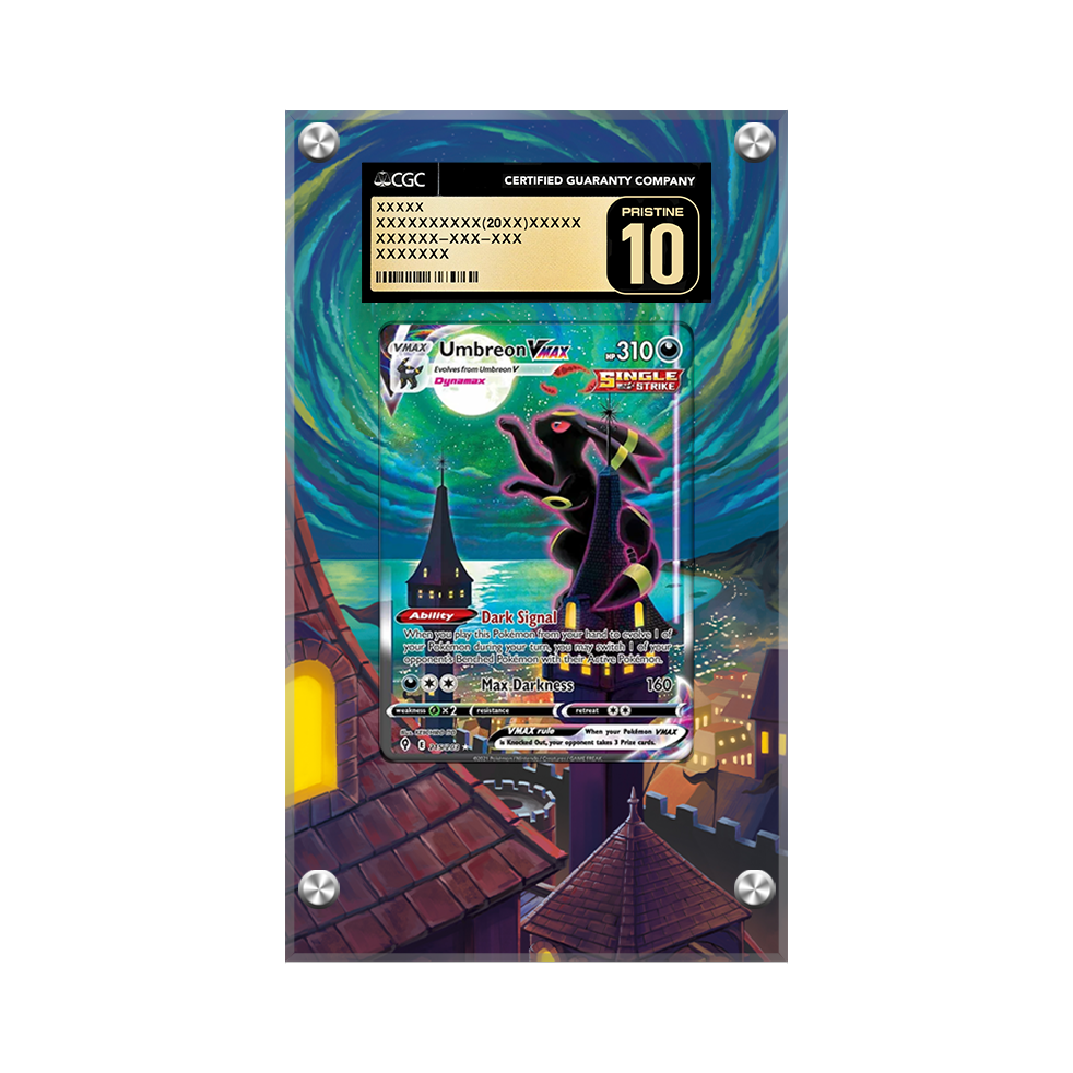 Umbreon VMAX 215/203 Pokémon Extended Artwork Protective Card Display Case Psa/cgc/raw-2
