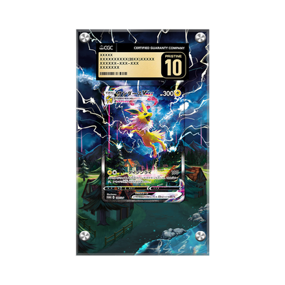 Jolteon VMAX Swsh184 Pokémon Extended Artwork Protective Card Display Case Psa/cgc/raw-2