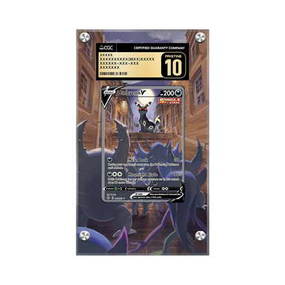 Umbreon V 189/203 Pokémon Extended Artwork Protective Card Display Case Psa/cgc/raw-2