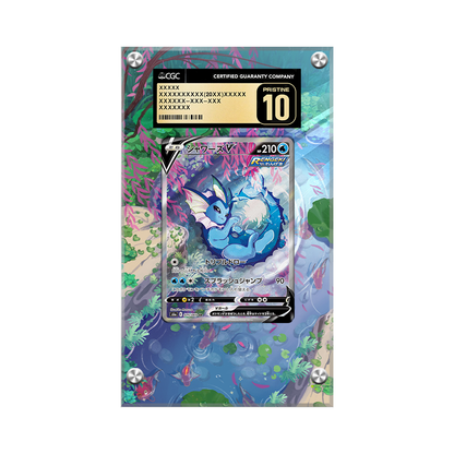Vaporeon V Swsh181 Pokémon Extended Artwork Protective Card Display Case Psa/cgc/raw-2